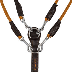 Gogue en cuir et nylon Acavallo