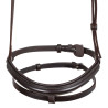 Muserolle combinée en cuir tanné végétal Equestro