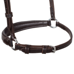 Muserolle allemande en cuir tanné végétal Equestro