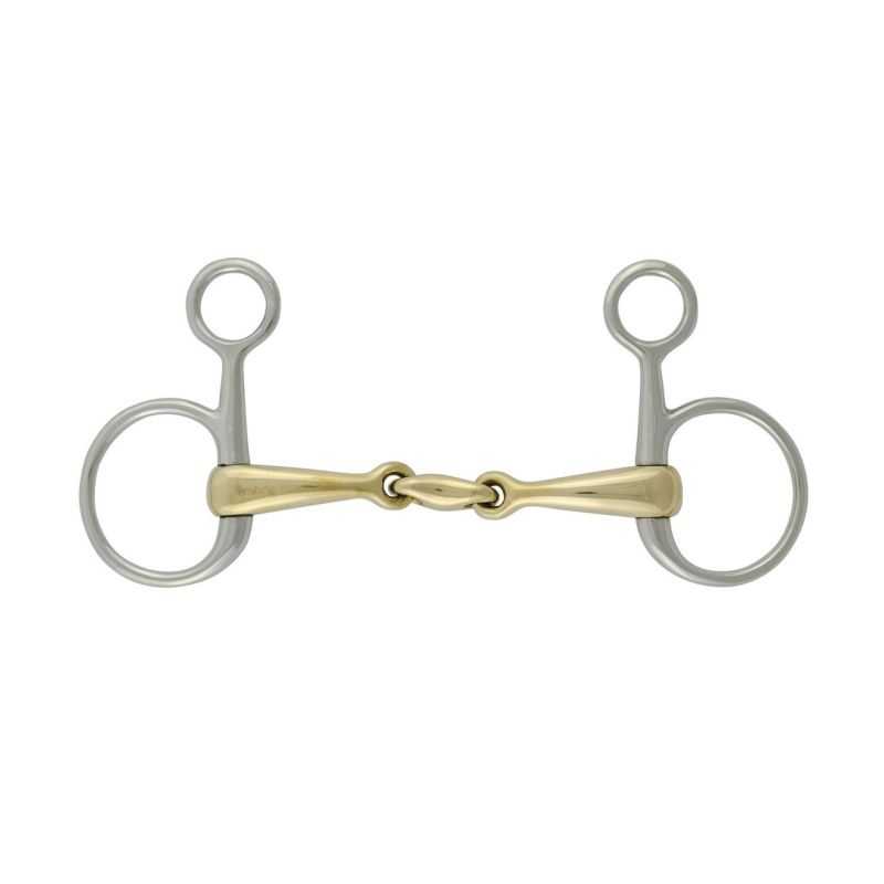 Mors Baucher cuivre double brisure Umbria
