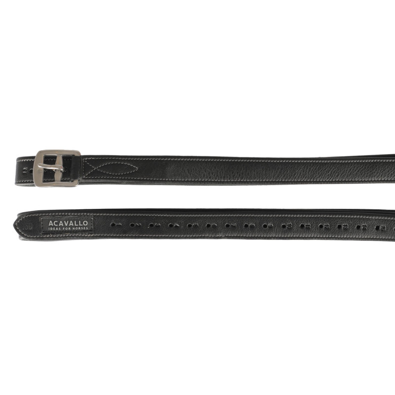 Étrivières cuir et nylon Acavallo