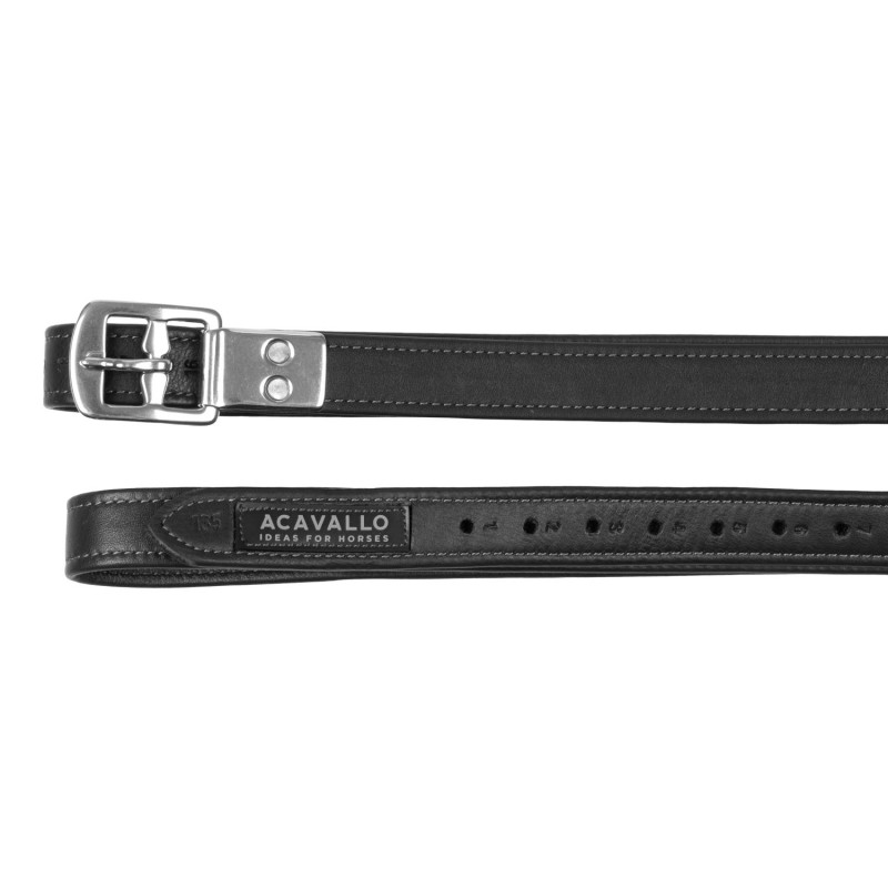 Étrivières cuir et nylon Acavallo