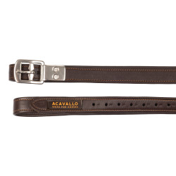 Étrivières cuir et nylon Acavallo