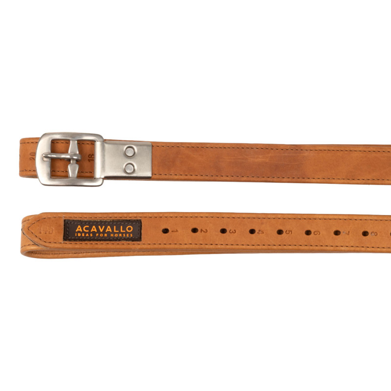 Étrivières cuir et nylon Acavallo