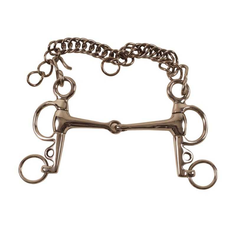 Pelham poney plein inox