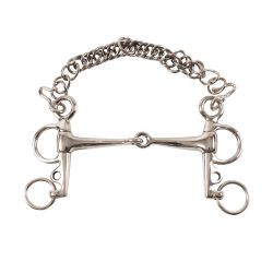 Pelham plein inox branches courtes petits anneaux