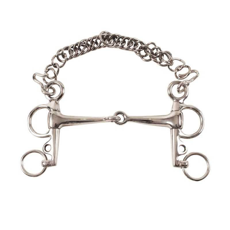 Pelham plein inox branches courtes petits anneaux