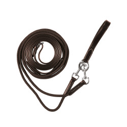 Rênes allemandes nylon et cuir Equestro