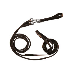 Rênes allemandes cuir et nylon Equestro