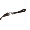 Rênes allemandes cuir et nylon Equestro