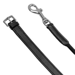 Rênes allemandes cuir et nylon Equestro