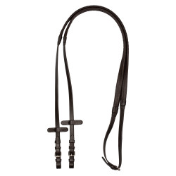 Rênes cuir et caoutchouc Equestro