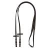 Rênes cuir et caoutchouc Equestro