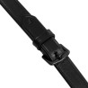 Rênes en cuir et caoutchouc noir Equestro