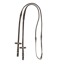 Rênes caoutchouc à grip Equestro