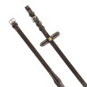 Rênes caoutchouc Magna avec grip 5/8 Equestro