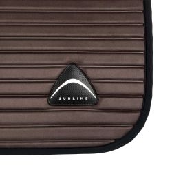 Tapis de selle de saut en daim à rayures