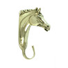 Porte-bridon tête de cheval laiton Umbria