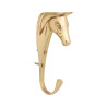 Porte-bridon tête de cheval laiton Supreme