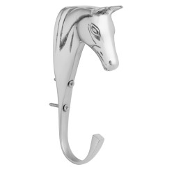 Porte-bridon tête de cheval laiton Supreme