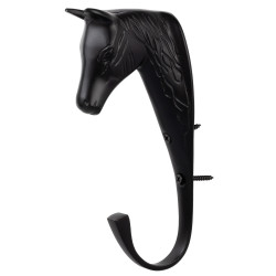 Porte-bridon tête de cheval laiton Supreme