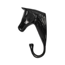 Porte-bridon tête de cheval aluminium Umbria