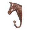 Porte-bridon tête de cheval aluminium Umbria
