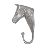 Porte-bridon tête de cheval aluminium Umbria