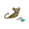 Porte-bridon tête de cheval aluminium Umbria