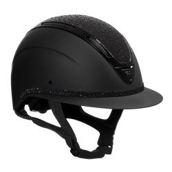 Casque mat avec strass visière large Apocalypse Equestro