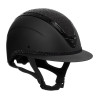 Casque mat avec strass visière large Apocalypse Equestro