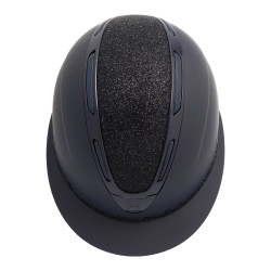 Casque mat avec strass visière large Apocalypse Equestro