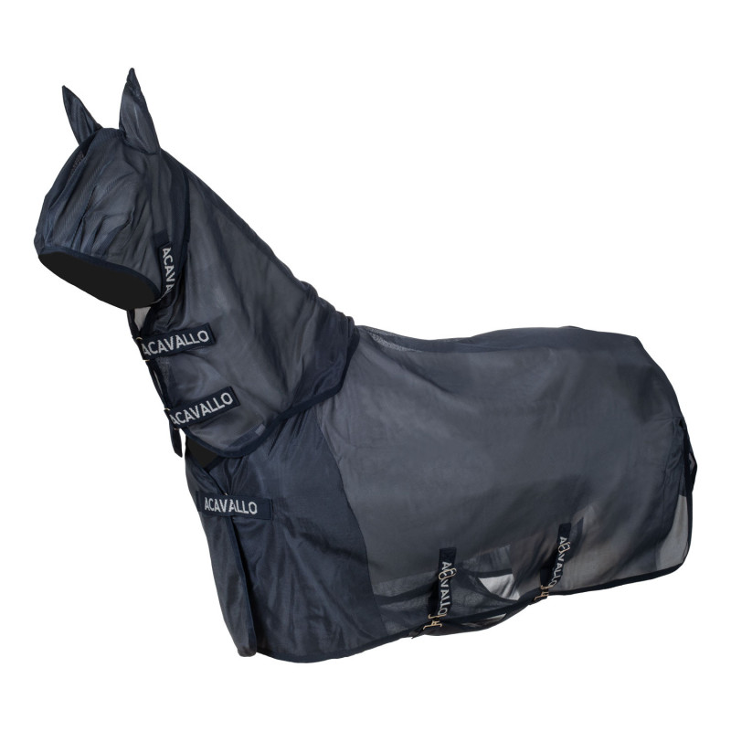 Chemise anti-mouches avec masque et cou Acavallo