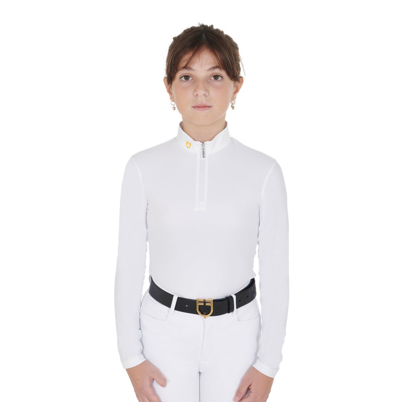 Polo de concours fille Warm + Equestro