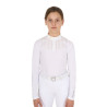 Polo de concours fille avec strass Equestro