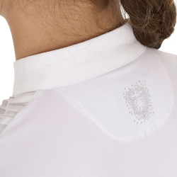 Polo de concours fille avec strass Equestro