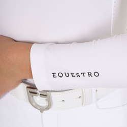Polo de concours fille avec strass Equestro