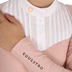 Polo de concours fille avec strass Equestro