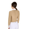 Polo de concours coton plissé femme Equestro