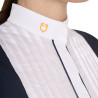 Polo de concours coton plissé femme Equestro