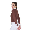 Polo de concours coton plissé femme Equestro