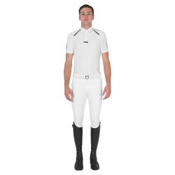 Polo homme de concours slim fit manches courtes