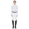 Polo femme à manches longues en tissu technique gratté