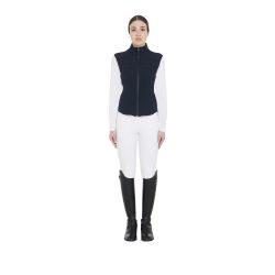 Gilet sans manches pour femme en tissu technique respirant