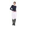 Polo femme slim fit en tissu technique