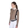 Polo femme slim fit en tissu technique