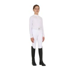 Polo fille slim fit concours avec strass