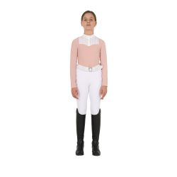 Polo fille slim fit concours avec strass