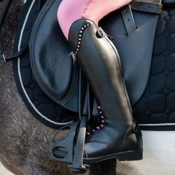 Bottes d'équitation Lucky Start Junior larges QHP