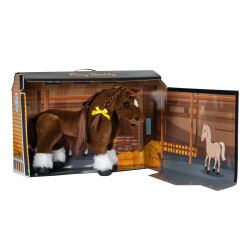 Cheval en peluche Equestro